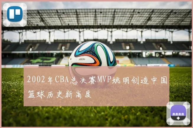2002年CBA总决赛MVP姚明创造中国篮球历史新高度